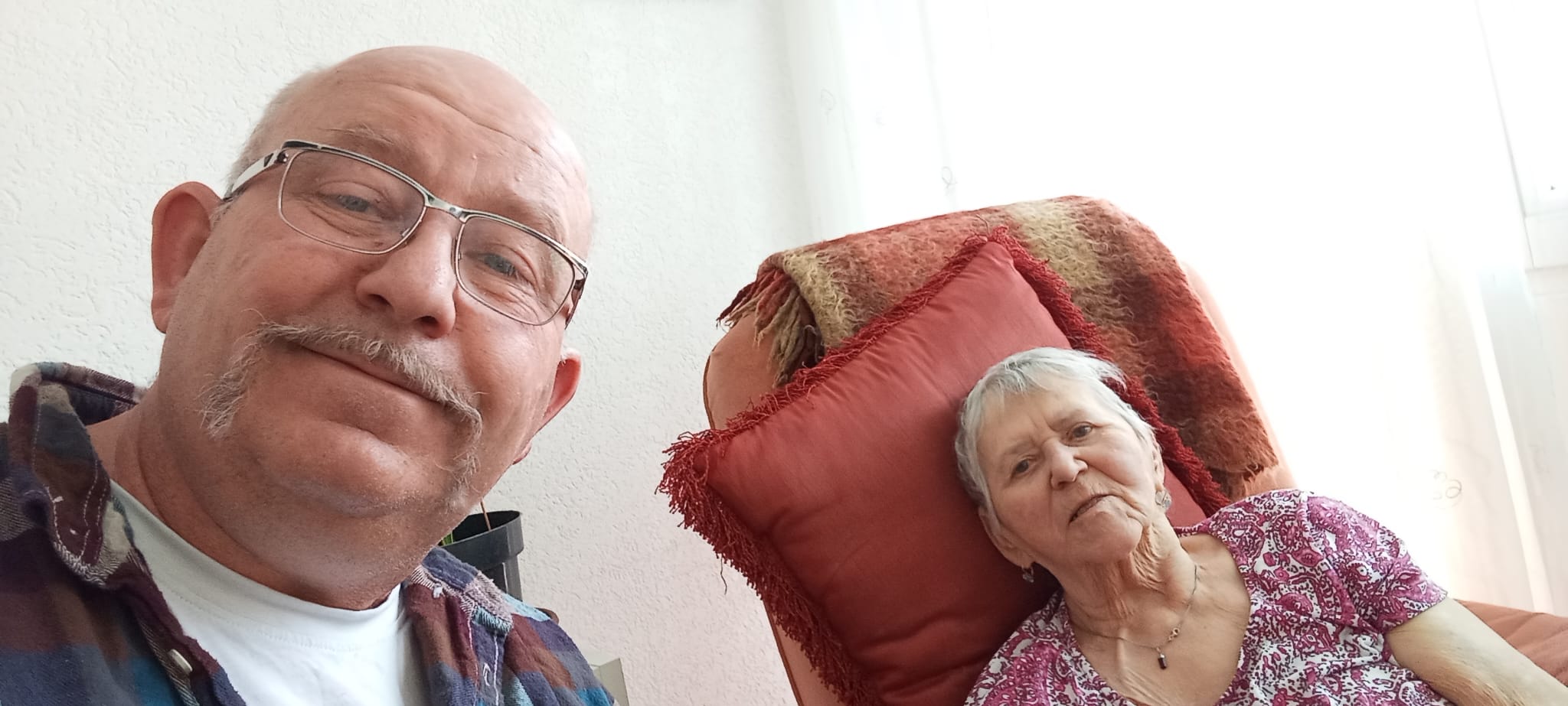 Avec sa petite-fille